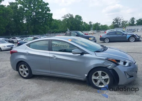2016 Hyundai Elantra Value Edition z USA, uszkodzony, nr VIN 5NPDH4AEXGH783529